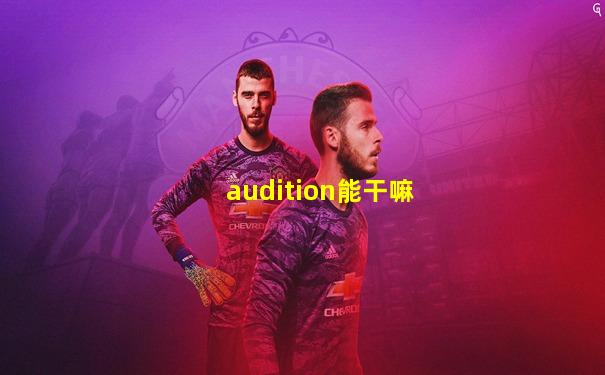 audition能干嘛