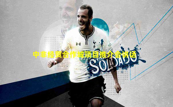 中非经贸合作城项目推介会讲话