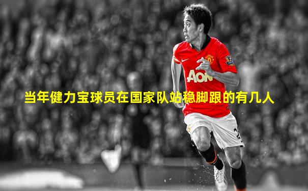 当年健力宝球员在国家队站稳脚跟的有几人