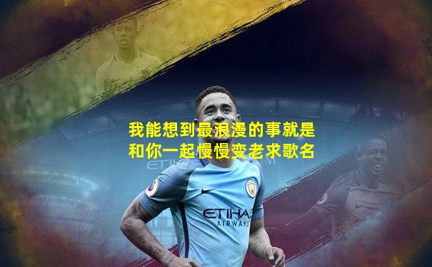 我能想到最浪漫的事就是和你一起慢慢变老求歌名