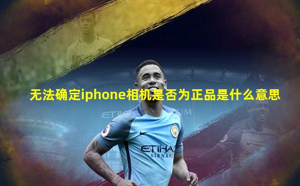 无法确定iphone相机是否为正品是什么意思