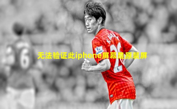 无法验证此iphone屏幕是原装屏