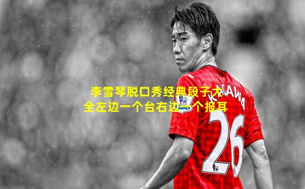 李雪琴脱口秀经典段子大全左边一个台右边一个报耳