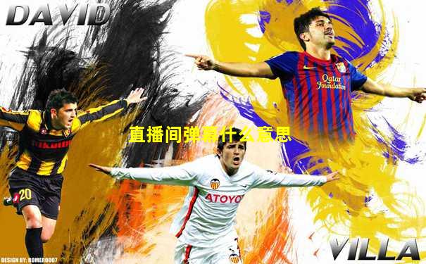 直播间弹幕什么意思