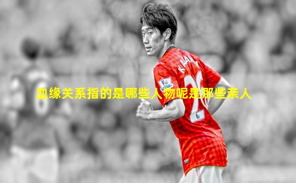 血缘关系指的是哪些人物呢是那些亲人